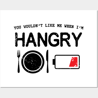 Hangry - inverted Posters and Art